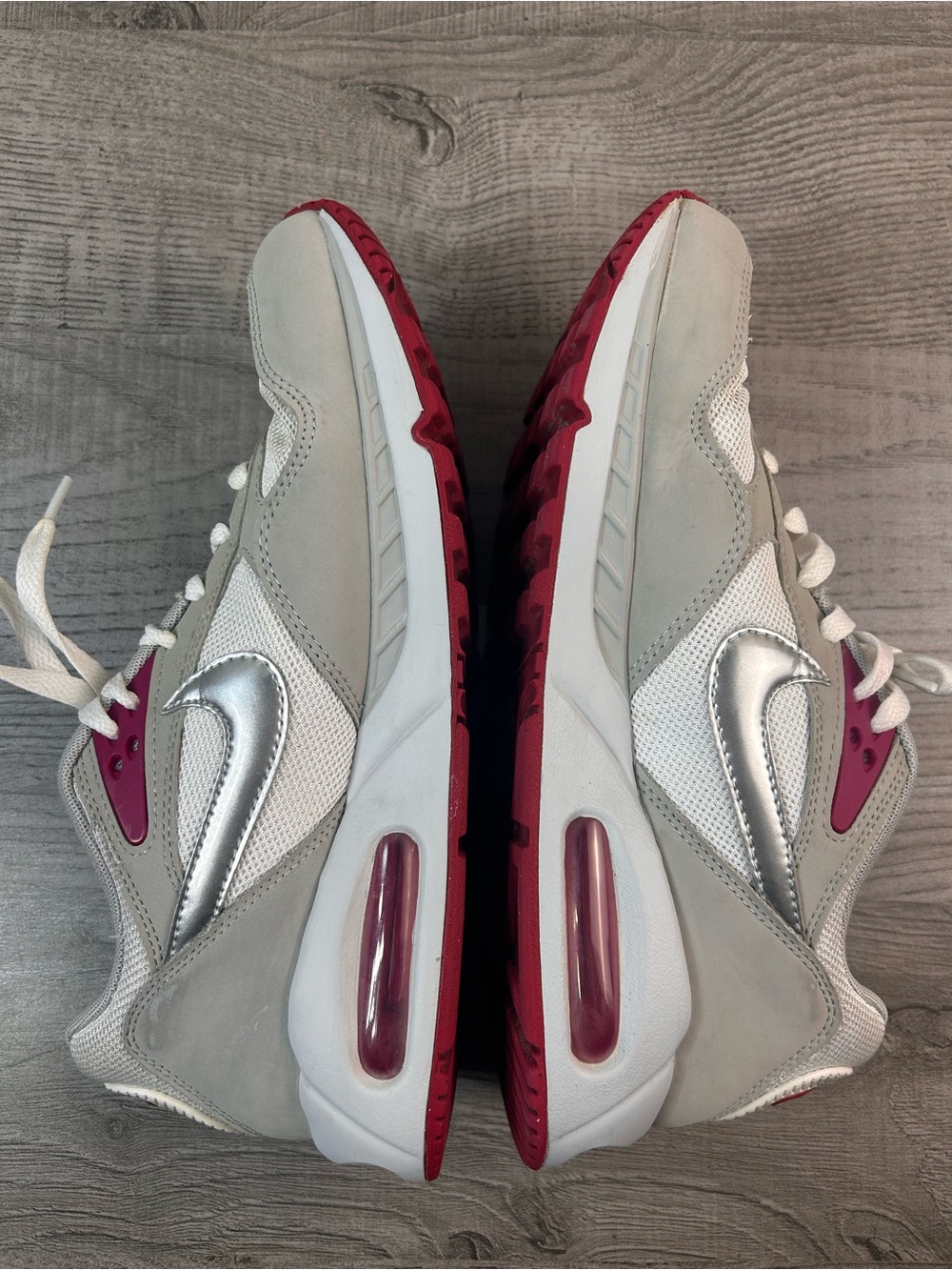 Nike Air Max Excee White Gray Pink Women’s Sneakers Size 10 Athletic Running - Picture 5 of 8